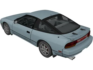Nissan 240SX 3D Model preview
