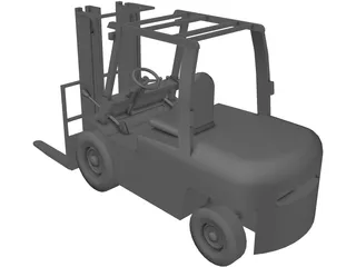 Forklift 54in 3D Model preview