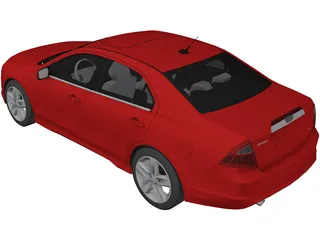 Ford Fusion (2010) 3D Model preview