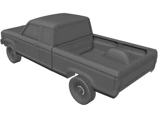Ford Ranger LTX (1998) 3D Model preview