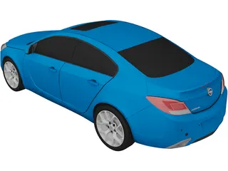 Opel Insignia OPC 3D Model preview