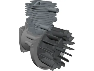 Engine 3D Model preview
