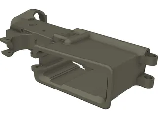 AR-15 Lower Receiver 3D Model preview