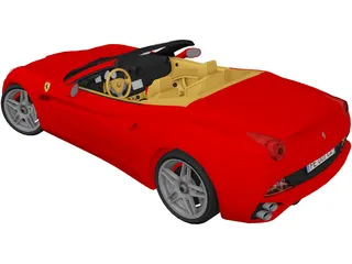 Ferrari California 3D Model preview