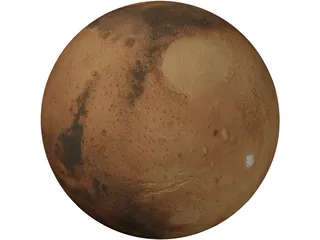 Planet Mars 3D Model preview
