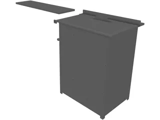 Circular Saw Table 3D Model preview