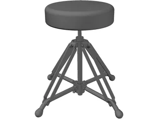 Drum Chair 3D Model preview