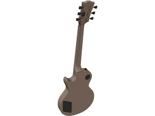 Gibson Les Paul Electric Guitar 3D Model preview