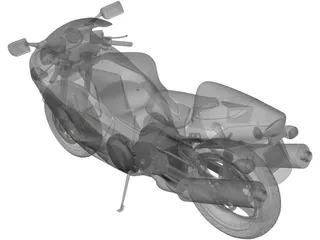 Suzuki Hayabusa 3D Model preview