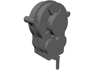 Quaife QBA2R Drivebox 3D Model preview