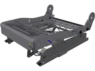 Car Seat 3D Model preview