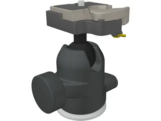 Manfrotto 488RC2 Ball Head 3D Model preview