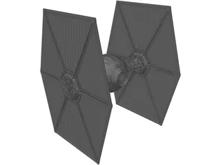 Star Wars Tie Fighter 3D Model preview