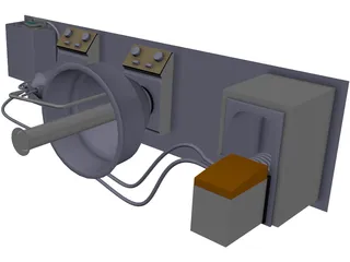Hydrogen Reactor 3D Model preview