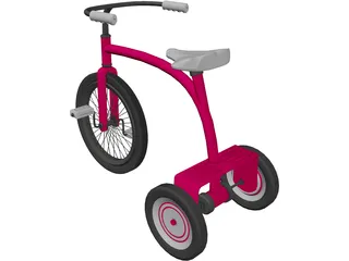 Tricycle 3D Model preview