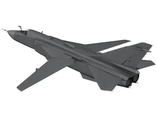 Sukhoi Su-24M Fencer 3D Model preview