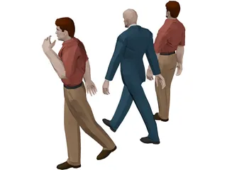 People Collection 3D Model preview