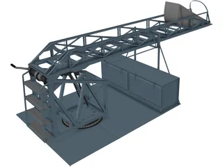 Crane for Pickup Truck 3D Model preview