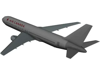 Boeing 767 Air Canada [+Interior] 3D Model preview