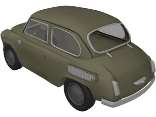 ZAZ 965 (1960) 3D Model preview