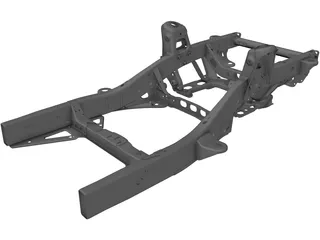 GMT360 Front Frame Assembly 3D Model preview