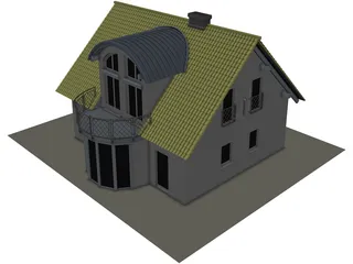 House Doetinchem Holland 3D Model preview