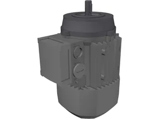 MOTOR GR71 0.33 0.5CV B14 3D Model preview