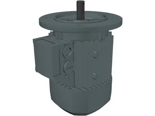 MOTOR GR 80 1CV B14 3D Model preview