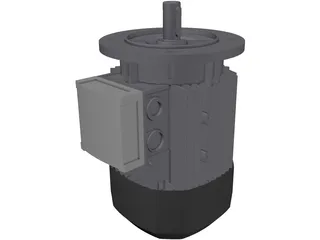 MOTOR GR90S 1.5CV 3D Model preview
