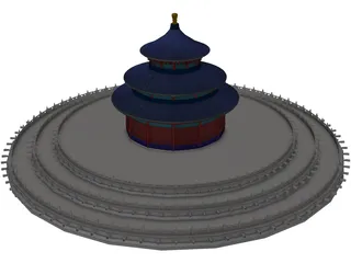 Temple of Heaven 3D Model preview