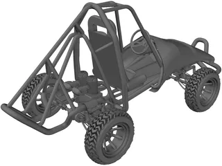 Buggy Dunes 3D Model preview