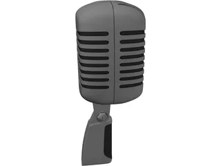 Microphone 3D Model preview