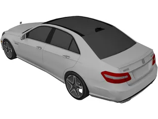 Mercedes-Benz E63 AMG (2011) 3D Model preview