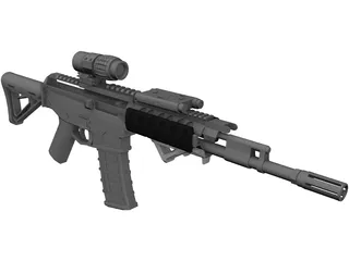 Magpul Masada 3D Model preview
