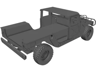 Hummer H2 3D Model preview