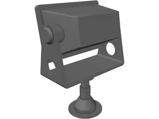 Halogen Floodlight 3D Model preview