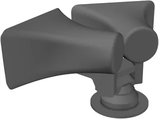 Loudhailer Horn Type 3D Model preview