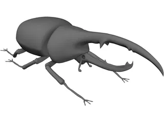 Hercules Beetle 3D Model preview