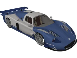 Maserati MC12 3D Model preview