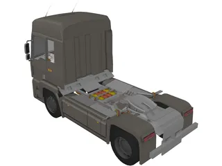 MAN TGA Steyr 3D Model preview
