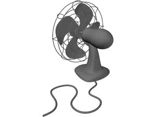 Old Fan 3D Model preview