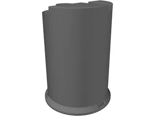 Chemical Tank 3D Model preview