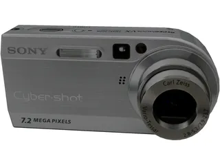 Sony Cyber-shot DSC P150 Camera 3D Model preview
