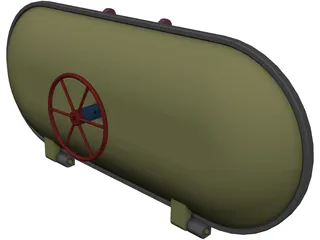 Hatch Pressure Assembly 3D Model preview