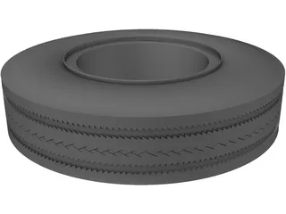 Tire Truck 10.00 R20 3D Model preview
