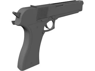 Beretta FS92 3D Model preview