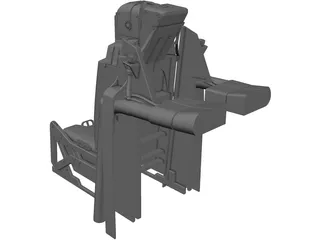 Ejection Seat 3D Model preview