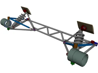 Suspension 3D Model preview