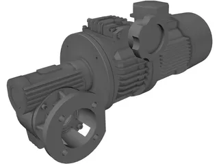 Motor Reductor 3D Model preview