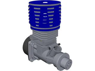RC Engine 3D Model preview